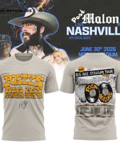 Post Malone Big Ass Stadium Tour 2026 With BigXthaPlug And Carter Faith Special Version Hoodie & Tee