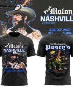 Post Malone Big Ass Stadium Tour 2026 With BigXthaPlug And Carter Faith Washed Limited Hoodie & Tee