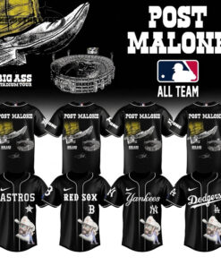 Post Malone X MLB All Team “The Big Ass Stadium Tour 2026” Limited Edition Baseball Jersey