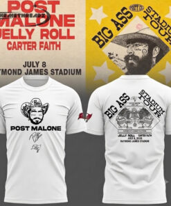 Post Malone x Tampa Bay Buccaneers Big Ass Stadium Tour 2026 T-Shirt