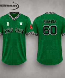 Red Sox Nigerian Celebration 2026 Nigeria 60 Baseball Jersey