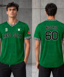 Red Sox Nigerian Celebration 2026 Nigeria 60 Baseball Jersey