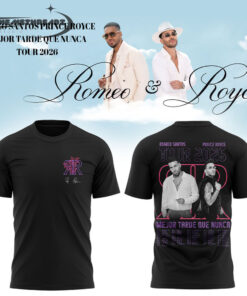 Romeo Santos & Prince Royce Mejor Tarde Que Nunca Tour 2026 Limited Hoodie and Tee Romeo Santos & Prince Royce Mejor Tarde Que Nunca Tour 2026 Limited Hoodie and Tee