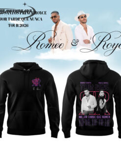 Romeo Santos & Prince Royce Mejor Tarde Que Nunca Tour 2026 Limited Hoodie and Tee