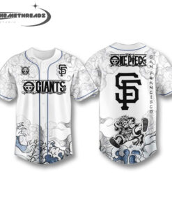 San Francisco Giants X One Piece Luffy Gear Baseball Jersey 2026