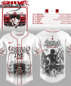 Shiva Live Tour 2026 Baseball Jersey