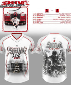 Shiva Live Tour 2026 Football Jersey