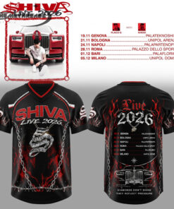 Shiva Live Tour 2026 Football Jersey
