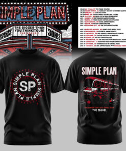 Simple Plan Simple Plan The Bigger Than You Think Tour Premium T-Shirt