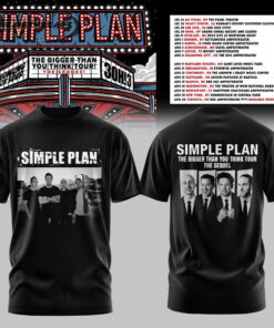 Simple Plan Simple Plan The Bigger Than You Think Tour Premium T-Shirt