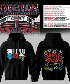 Simple Plan The Bigger Than You Think Tour Premium Hoodie