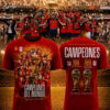 Spain National Football Team 2026 World Cup Champions Black Shirt