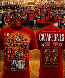 Spain Soccer World Champions 2026 – Champion Version Shirt
