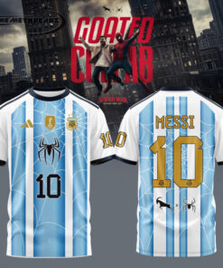 Spider Man x Argentina Messi Football Jersey