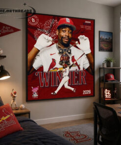 St Louis Cardinals Jordan Walker 2026 Home Run Derby Champion Poster
