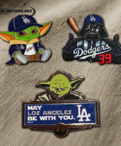 Star Wars x Dodgers – Baby Yoda & Darth Vader Button Pin