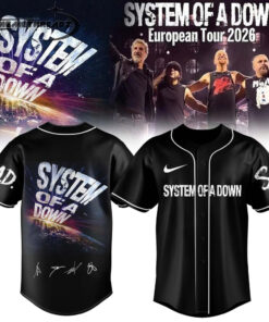 System of a Down “Europe / UK Stadium Tour 2026” signed Baseball Jersey