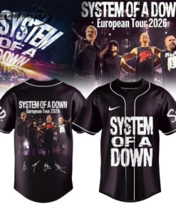 System of a Down “Europe / UK Stadium Tour 2026” signed Baseball Jersey