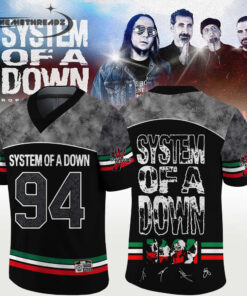 System of a Down “Europe / UK Stadium Tour 2026” signed Football Jersey