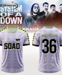 System of a Down “Europe / UK Stadium Tour 2026” signed Football Jersey
