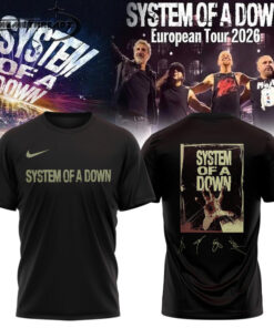 System of a Down “Europe / UK Stadium Tour 2026” signed Tshirt