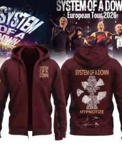 System of a Down “Europe / UK Stadium Tour 2026” signed ZipHoodie