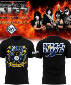 Tampa Bay Rays x KISS tour T-shirt