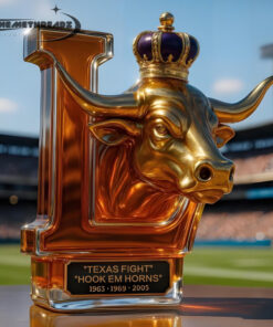 Texas Longhorns “Texas Fight” Limited Edition Whiskey Bottle