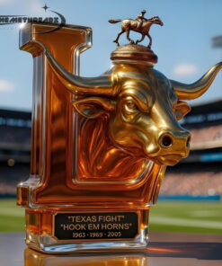 Texas Longhorns “Texas Fight” Limited Edition Whiskey Bottle