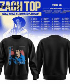 Zach Top – Cold Beer & Country Music Tour ’26 Limited Sweatshirt Zach Top – Cold Beer & Country Music Tour ’26 Limited Sweatshirt