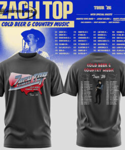 Zach Top – Cold Beer & Country Music Tour ’26 Limited Tshirt