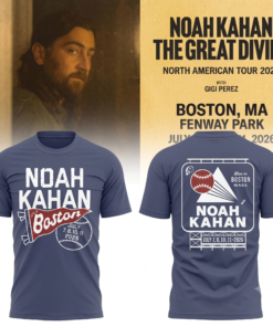 Noah Kahan x Boston Red Sox – The Great Divide Tour 2026 Hoodie