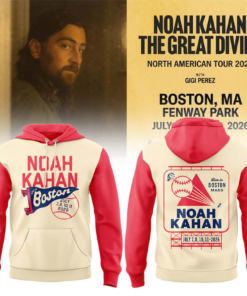 Noah Kahan x Boston Red Sox – The Great Divide Tour 2026 Hoodie & Tee Noah Kahan x Boston Red Sox – The Great Divide Tour 2026 Hoodie & Tee