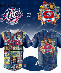 Reno Aces x Paw Patrol Night Limited Baseball Jersey