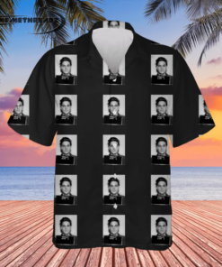 Elvis Presley Mugshot Unisex Hawaiians