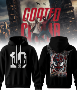 Lionel Messi x Spider-Man Goated Collab Number 10 Graphic Hoodie