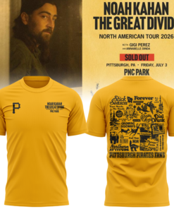 Pittsburgh Pirates x Noah Kahan Yellow Tshirt 2026