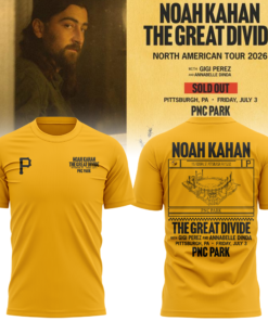 Pittsburgh Pirates x Noah Kahan Yellow Tshirt 2026