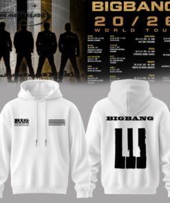 BIGBANG – 20th Anniversary World Tour 26/27 Limited White Hoodie