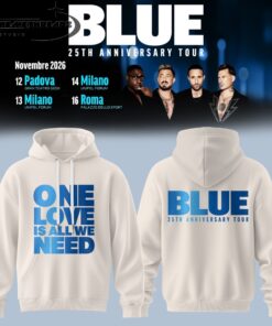 BLUE 25TH ANNIVERSARY TOUR White Hoodie