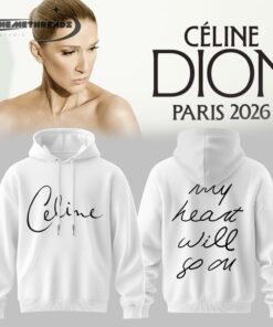 CELÍNE DION – Le Grand Retour Collection – LIVE IN PARIS 2026 Limited Hoodie